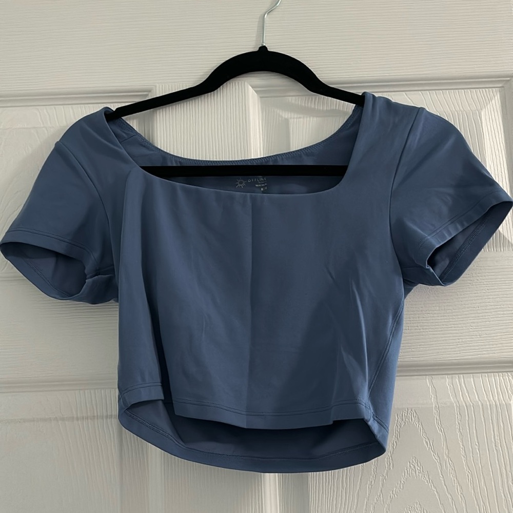 Offline blue athletic top size M